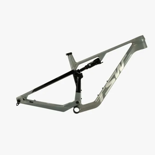 Quadro Tsw Full Quest Carbono Aro 29 Mtb Udh Cor Cinza/Branco