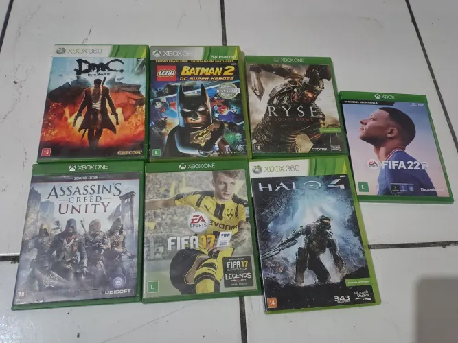 Lote jogos de Xbox one 