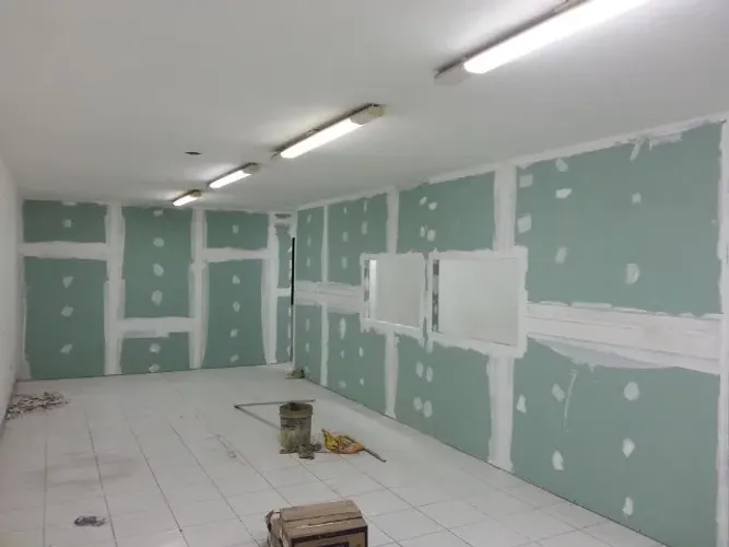 Gesso, Drywall, Elétrica e iluminação 