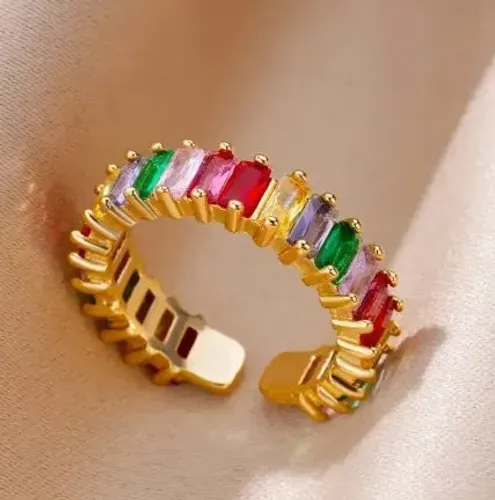 Anéis banhado a ouro 18k