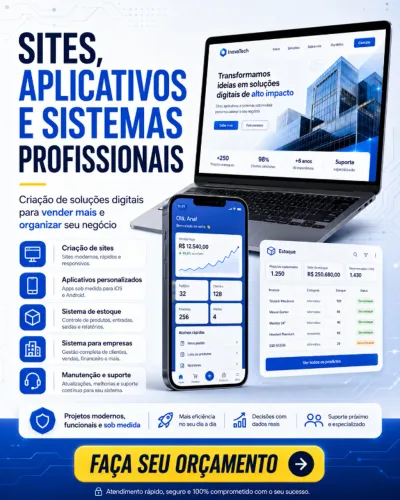? Transforme sua ideia em uma solução digital profissional!