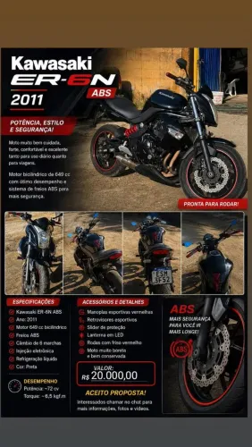 Kawazaki er6n 2011
