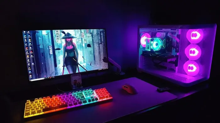 Pc gamer xeon 2680v4 + 32gb ram + rx7600