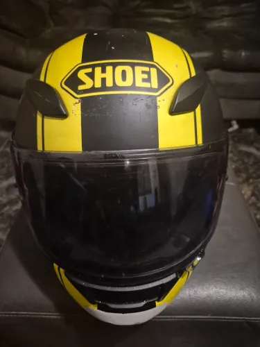 Capacete Shoei Xr 1100 faixa amarela
