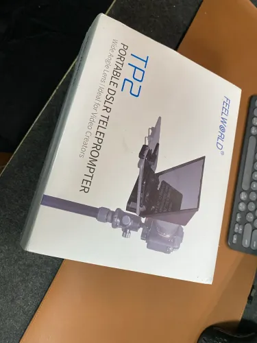Teleprompter para gravação de vídeo