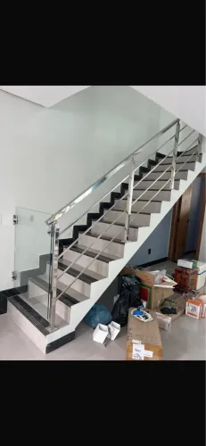Guarda corpo em aço inox