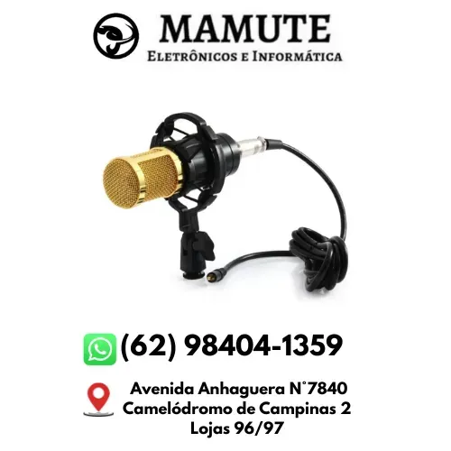 Microfone Estúdio Profissional Condensador Tomate Mt 1025