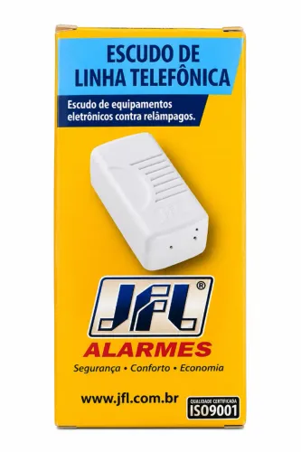 Escudo de Linha Telefônica JFL Alarmes - Protetor Contra Surtos