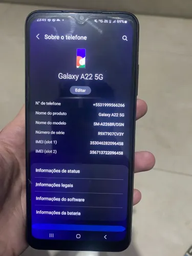 Celular A22 128 GB