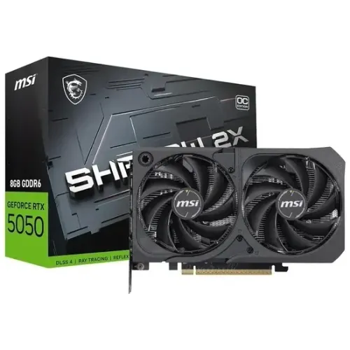 Placa de Vídeo MSI GeForce RTX5050 Shadow 2X OC 8GB GDDR6 PCI-Express - Nova na caixa!