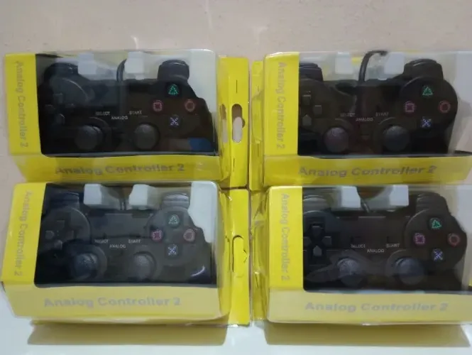 Controles novos ps2 com ou sem fio