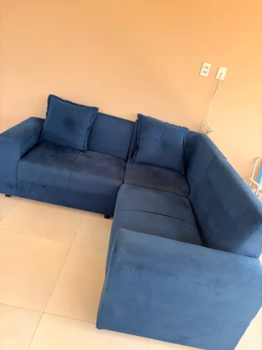 Sofás Modulares Azul Marinho - Ótimo Estado