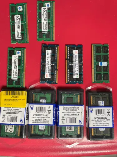 Memória DDR3 8 e 4 gb, total 56gb