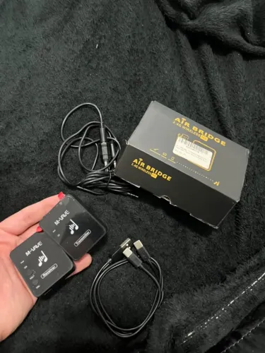Monitor Retorno In Ear Wireless M-Vave WP-10 2.4 GHz Preto (monitor de palco)