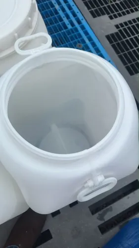 Tambor Branco, bombona 55 litros lavada