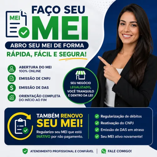 Abra seu CNPJ , ou Regularize As Dividas.