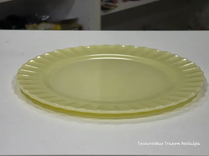 Prato para Bolo Opalina Colorex Antigo 30cm