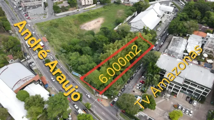 Oportunidade, Terreno Comercial na Avenida André Araújo com 6.000m2. Esquina da  TV Amazon