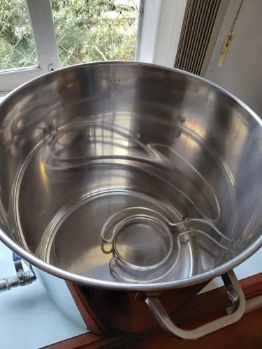 Caldeirão cervejeiro inox 70 LTS com resistência para pasteurização