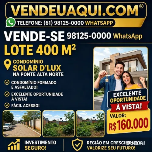 Ponte Alta, Grande Oportunidade!