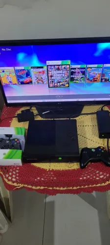 Xbox 360 Desbloqueado 2 Controles e Jogos !!