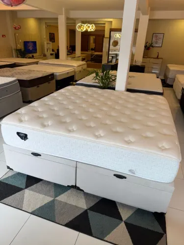 Cama KING SIZE + BAÚ - entrega grátis 