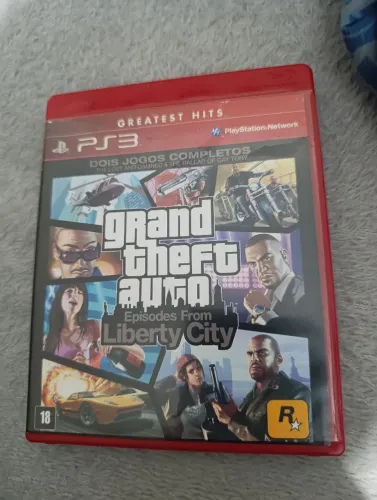 Gta 4 episodes from liberty city ps3 / com manual e poster