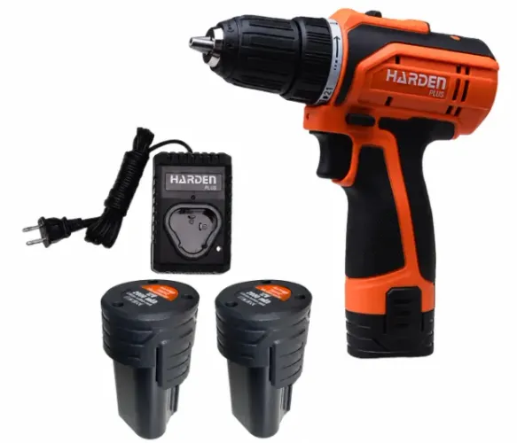 Kit Parafusadeira Sem Fio Harden Plus Carregador Com 2 Baterias