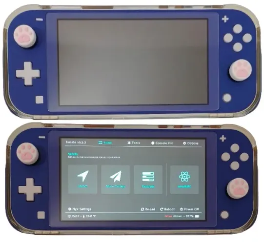 Console Nintendo Switch Lite Azul Atmosphere Micro SD 128GB