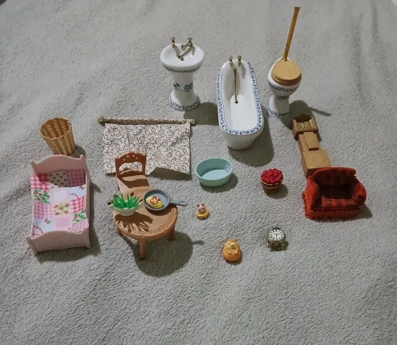 Lote de Móveis Sylvanian families