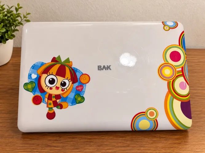 Notebook BAK Premium BK-129 Branco - Estilizado