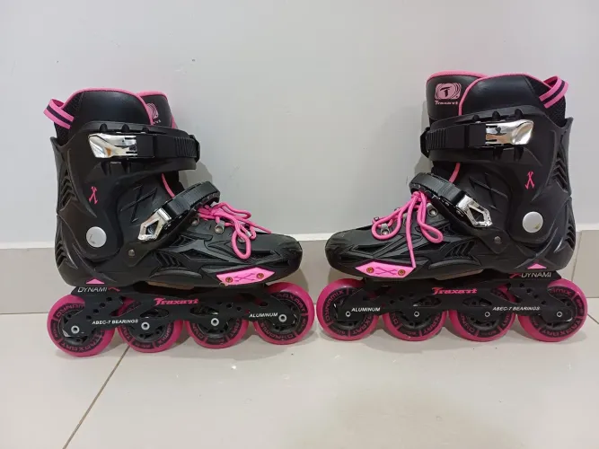 Patins roller Traxart, Dynamix Rose - 80mm ABEC-7