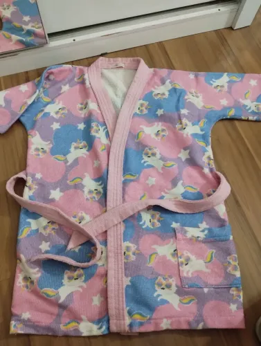 Roupão de banho infantil menina
