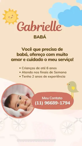 Babá Responsável e Carinhosa em Vila mazzei / Tucuruvi