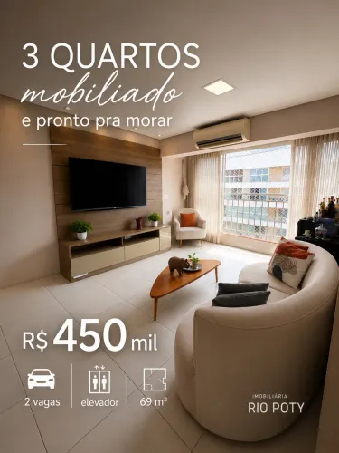 RESERVA TROPICAL 3 QUARTOS | MOBILIADO | 2 VAGAS