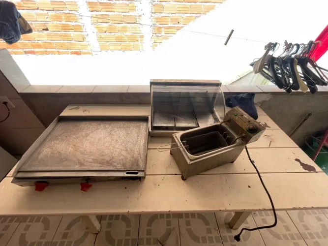 Kit cozinha de hambúrgueria
