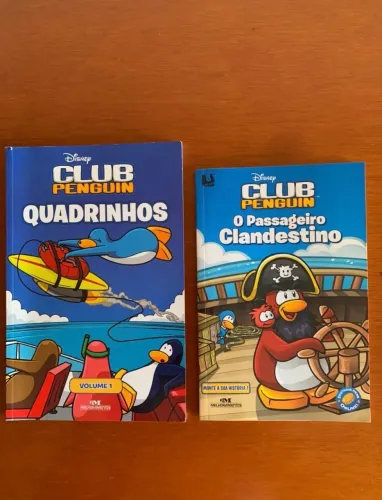 2 livros club penguin