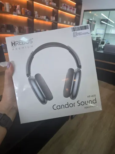 VENDO HEADPHONE WIRELEW CANDOR SOUND HP-400 COM 1 ANO DE GARANTIA