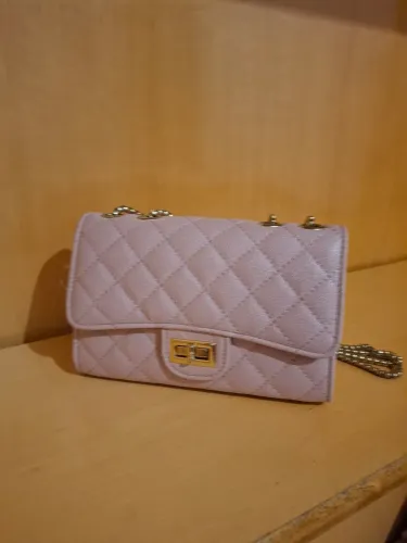 Bolsa matelasse rosa