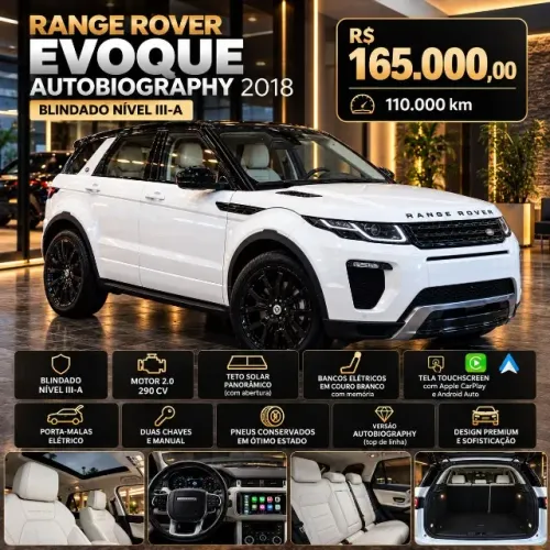 Land Rover Range Rover Evoque Autobiography 2.0 AUT 2018