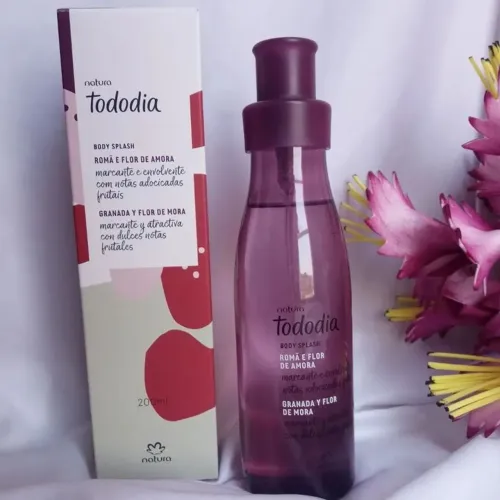 Body splash romã e flor de amora natura