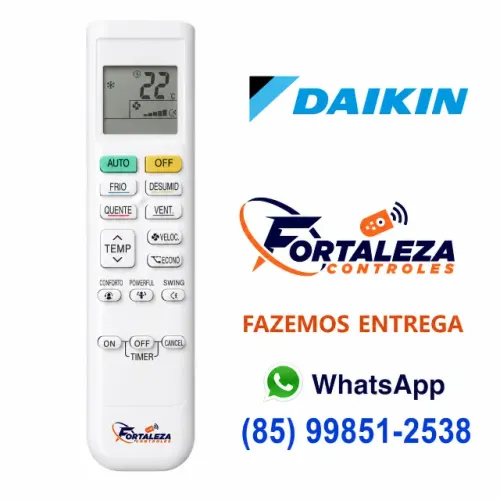Controle Remoto Ar Condicionado Daikin Inverter Arc480a1 - Fazemos Entrega Para Fortaleza