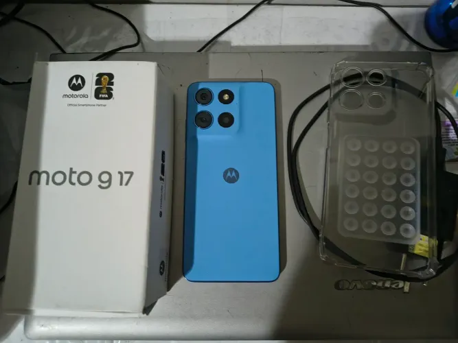 Motorola Moto g17 128/4gb (+8gb ram boost) Azul