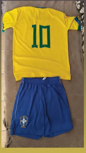 Camisa Brasil com bermuda 