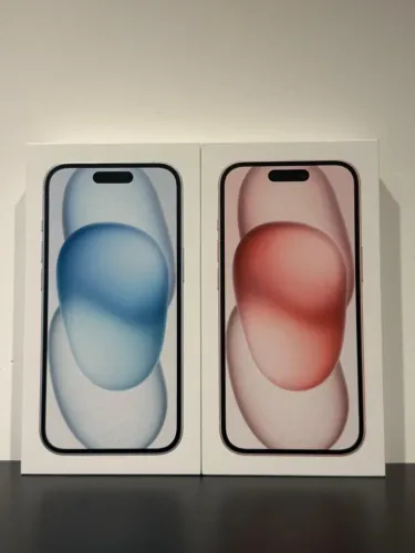 iPhone 15 128GB Anatel | Lacrado | Azul e Rosa | Pronta Entrega