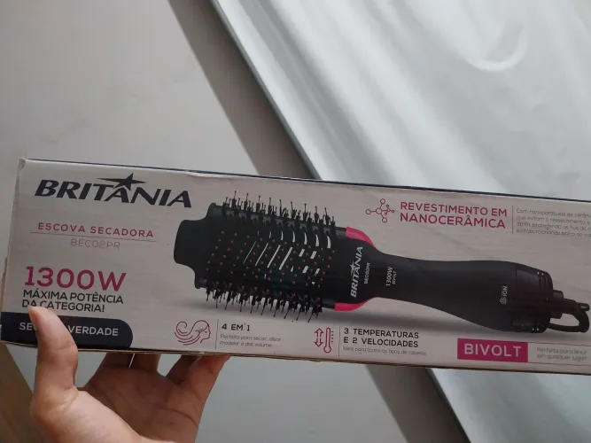 Escova Secadora Britânia 1300W