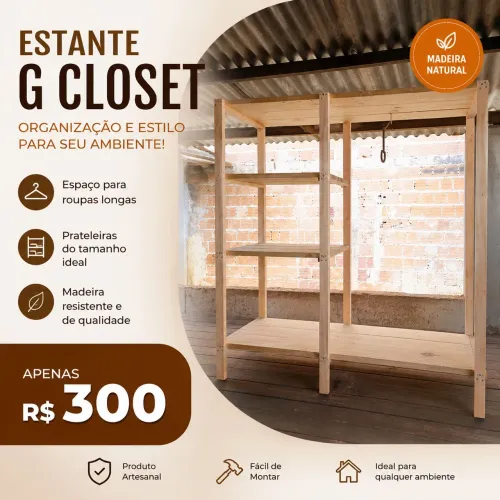 Estante closet G