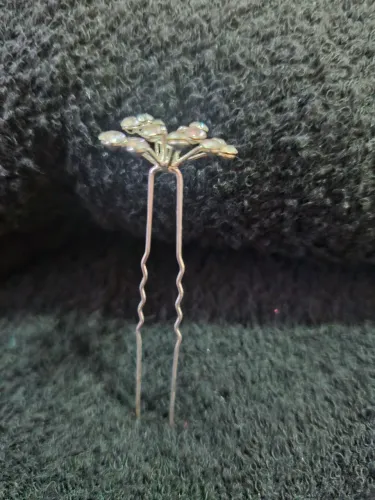 Grampo de cabelo estrela de strass 
