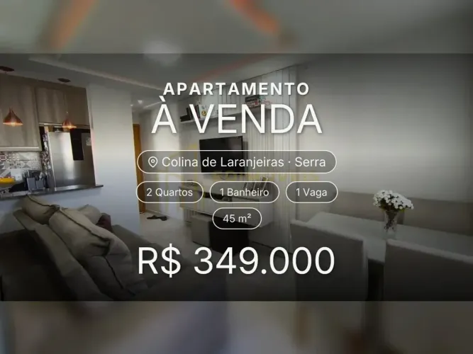 Apartamento 2 quartos em Colina de Laranjeiras - Ideal para famílias no Parque Colombo!