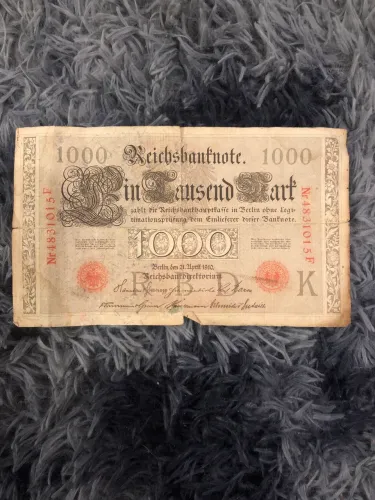 Notas antigas Marco Alemão de 1910